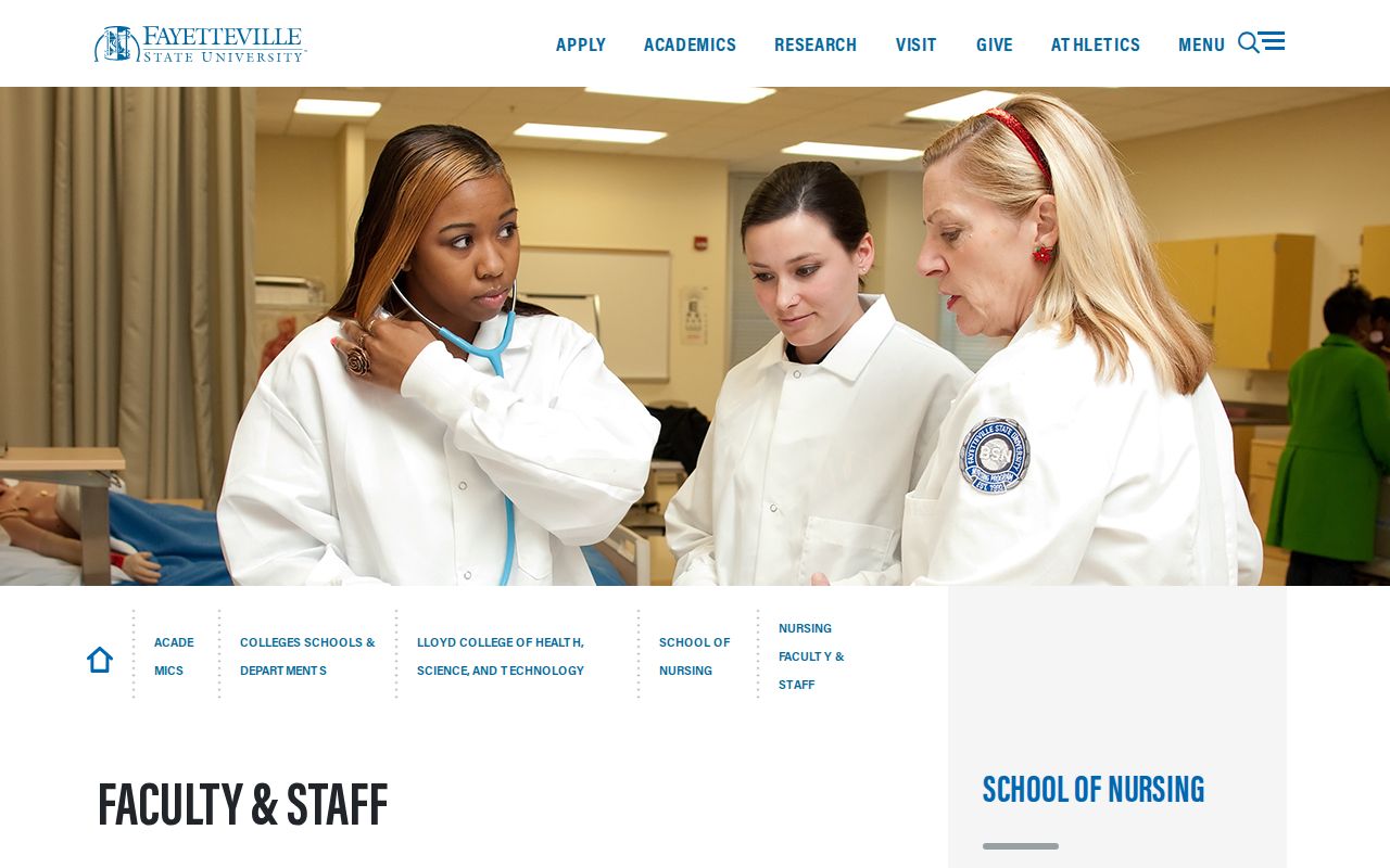 Cumberland County people directories image of Fayetteville State University staff
